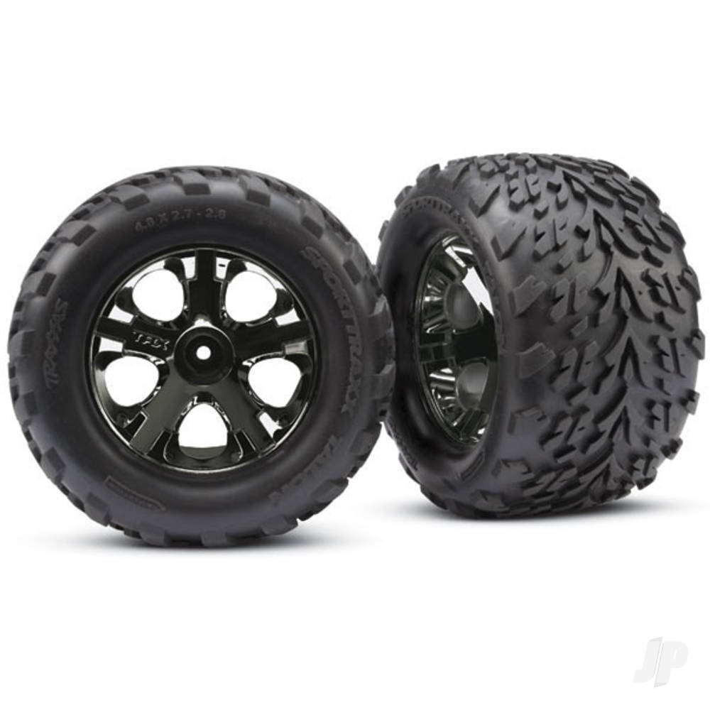 Tyres and Wheels, Assembled Glued (2.8in) (2 pcs)