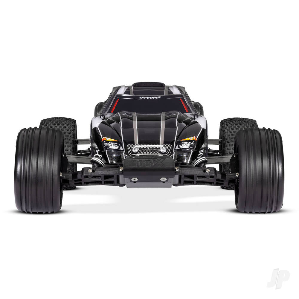 Rustler 1:10 2WD RTR Electric Stadium Truck, Black (+ TQ 2-ch, XL-5, Titan 550, 7-Cell NiMH, USB-C charger)