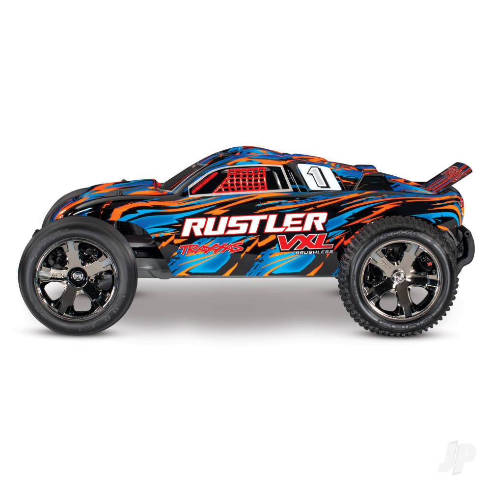 OrangeX Rustler VXL 1:10 2WD RTR Brushless Electric Stadium Truck (+ TQi 2-ch, TSM, VXL-3s, Velineon 3500kV)