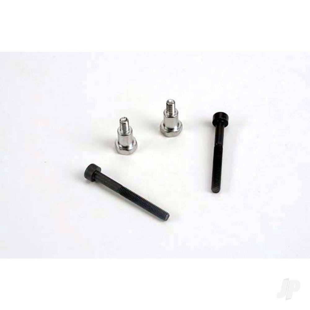 Shoulder screws, steering bellCranks (3x30mm cap-head machine) (2 pcs) / draglink shoulder screws (chrome) (2 pcs)