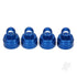 TRAXXAS Shock caps, aluminium (Blue-anodised) (4 pcs) (fits all Ultra shocks)