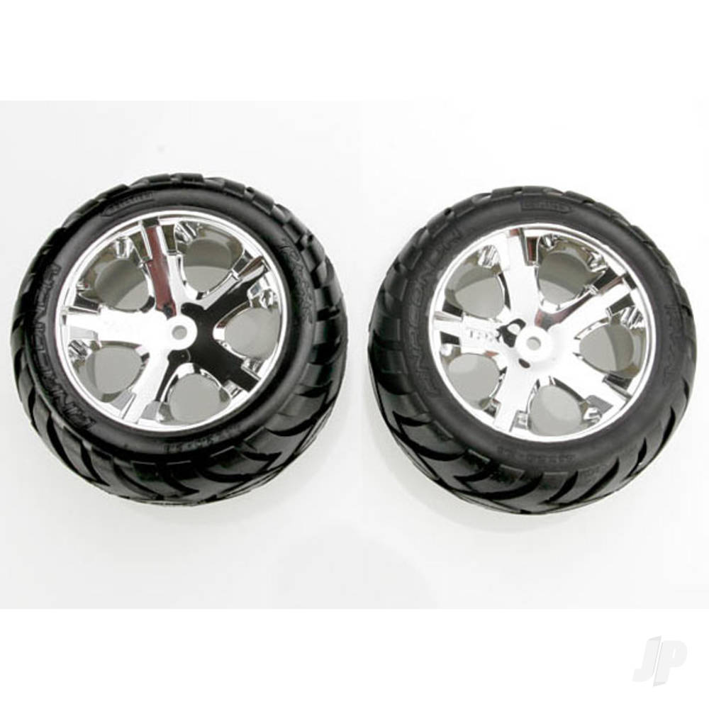 Tyres and Wheels, Assembled Glued Anaconda Tyres (1 Left, 1 Right)