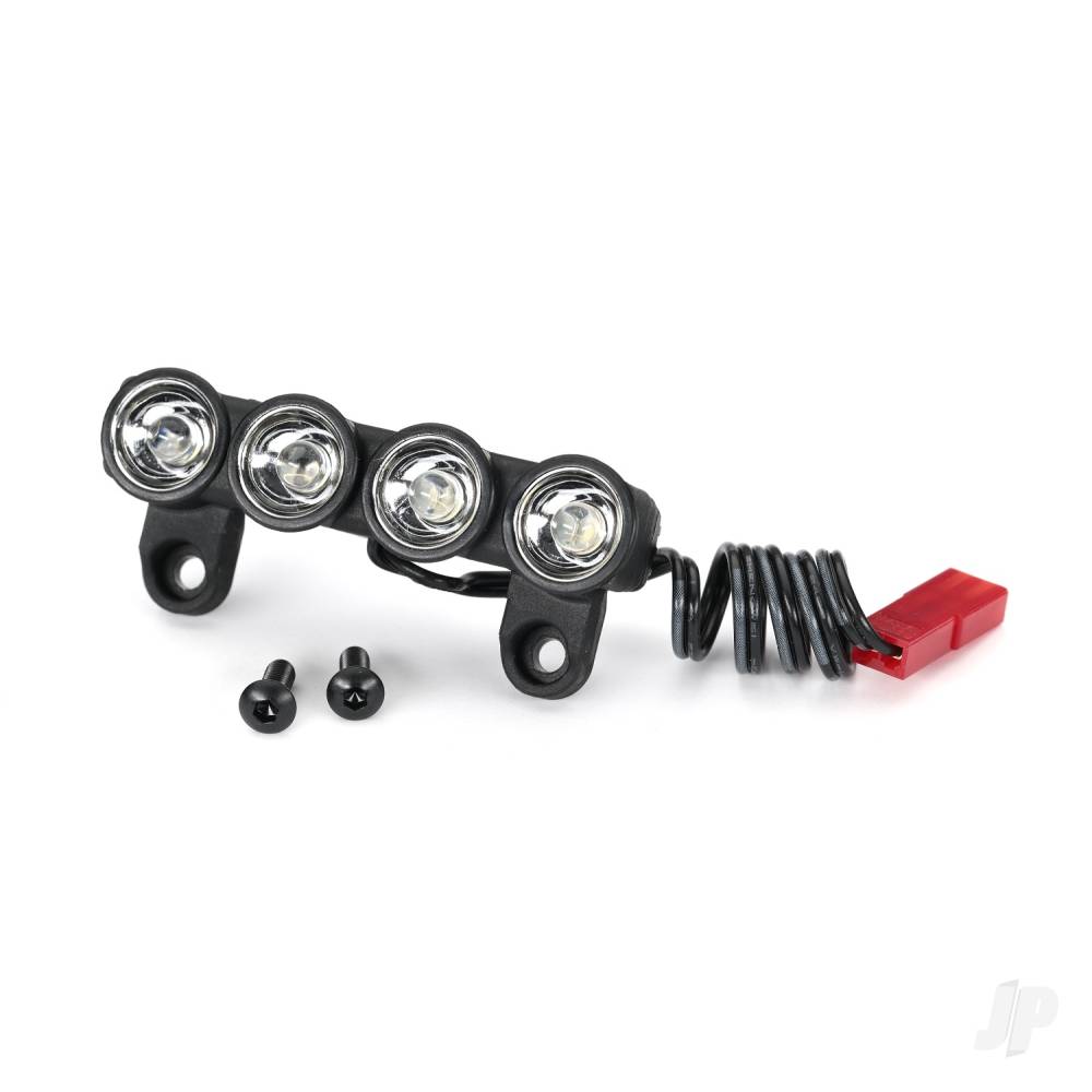 LED light bar, front (assembled)/ 3x8 BCS (2)/ 2.5x8 BCS (2) (requires front bumper #3735 for 2WD RustlerÂ¨ or BanditÂ¨)