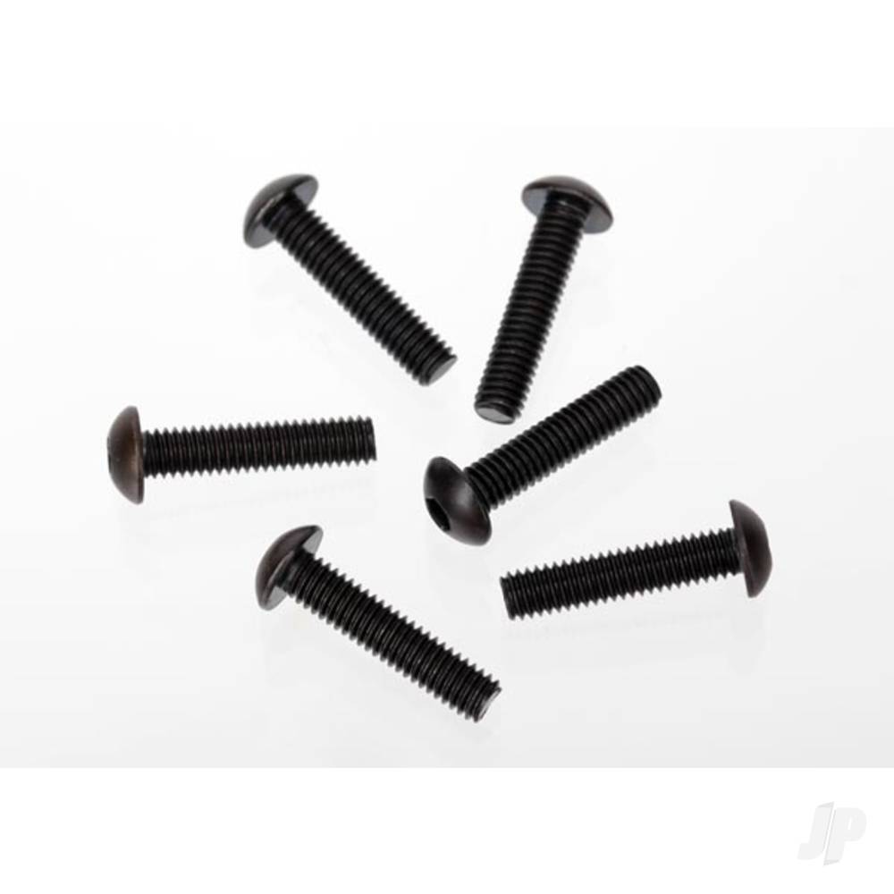 Screws, 4x18mm button-head machine (hex drive) (6 pcs)