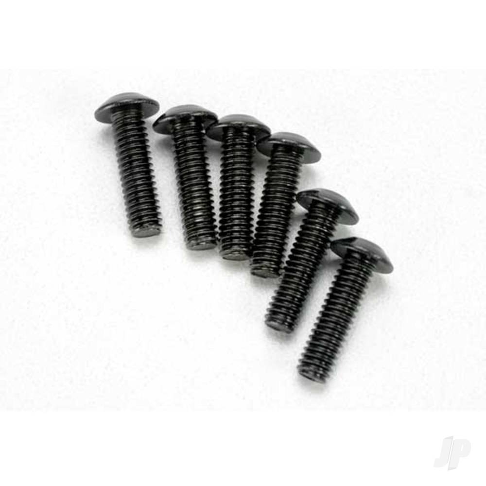 Screws, 4x14mm button-head machine (hex drive) (6 pcs)