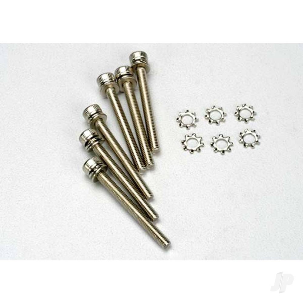 Screws, 3x28mm cap-head machine (hex drive) (6 pcs) / 3x6mm ELW (6 pcs)