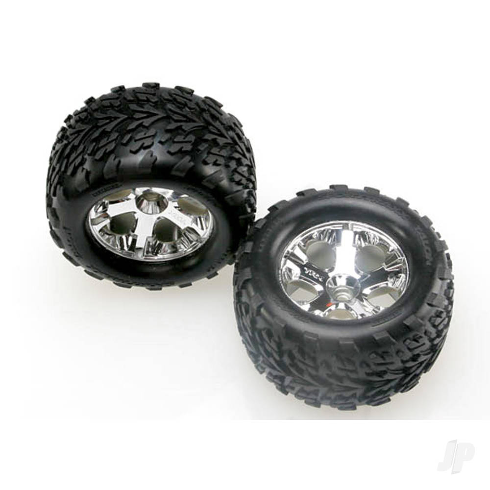 Tyres and Wheels, Assembled Glued (2.8in) (2 pcs)