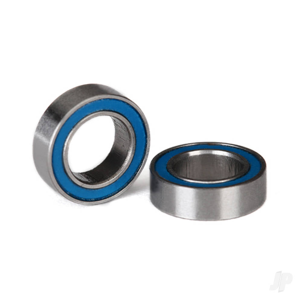 Ball bearings, Blue rubber sealed (6x10x3mm) (2 pcs)