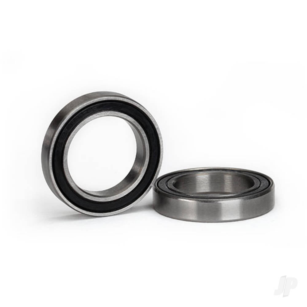 Ball bearing, black rubber sealed (17x26x5mm) (2 pcs)