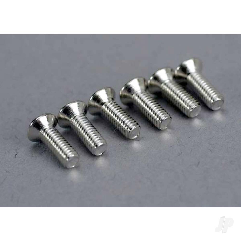 Screws, 2.6x8mm countersunk machine (6 pcs)