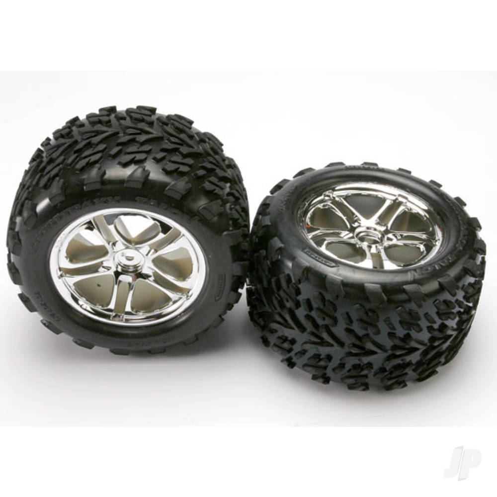 Tyres and Wheels, Assembled Glued Talon Tyres (2 pcs)