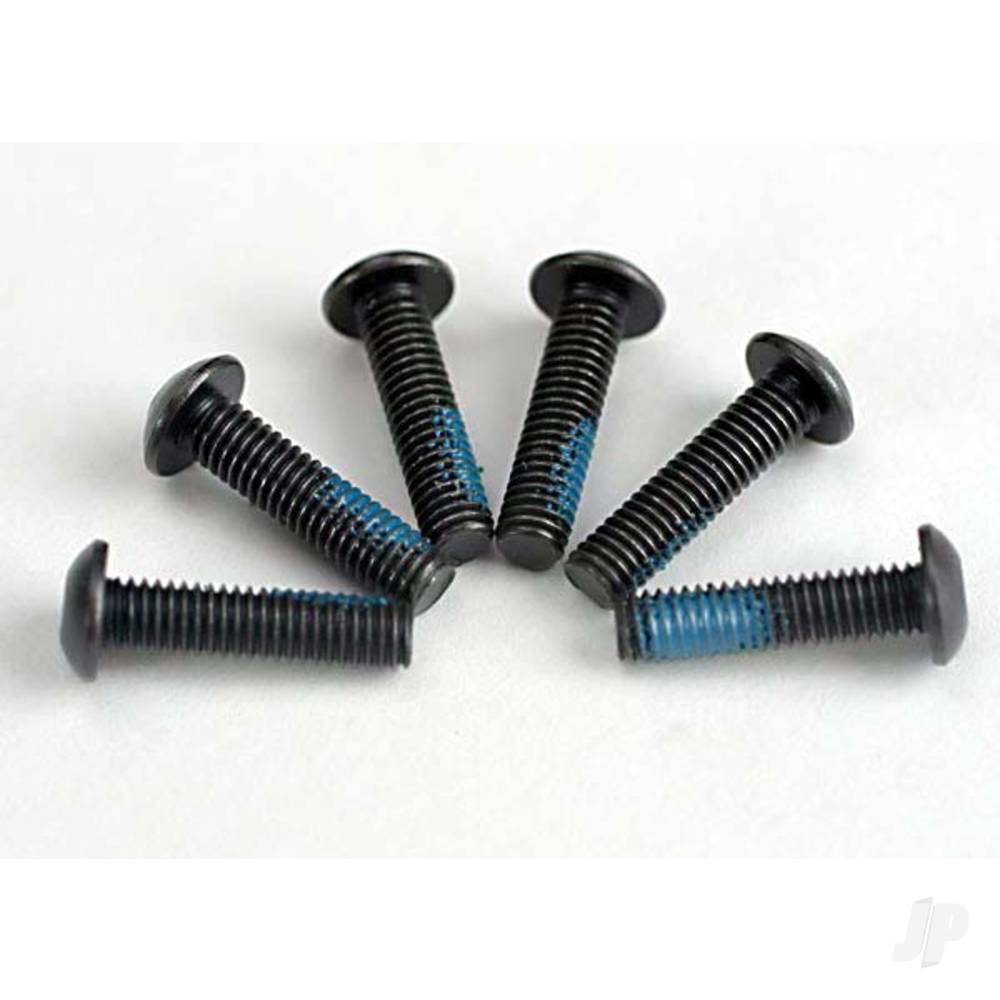 Screws, 3x12mm button-head machine (6 pcs) (Starter attachment screws with Threadlock)