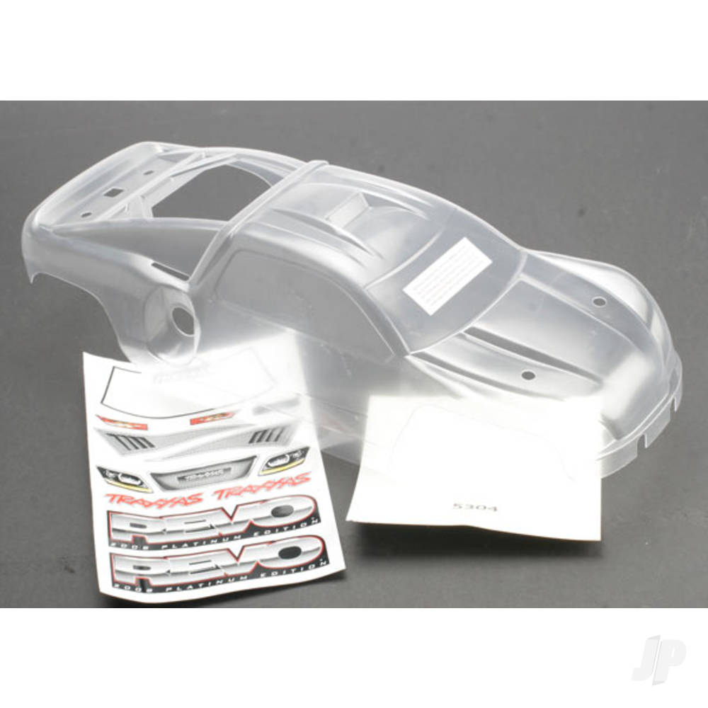 Body, Revo (Platinum Edition) (clear, requires painting) / decal sheet