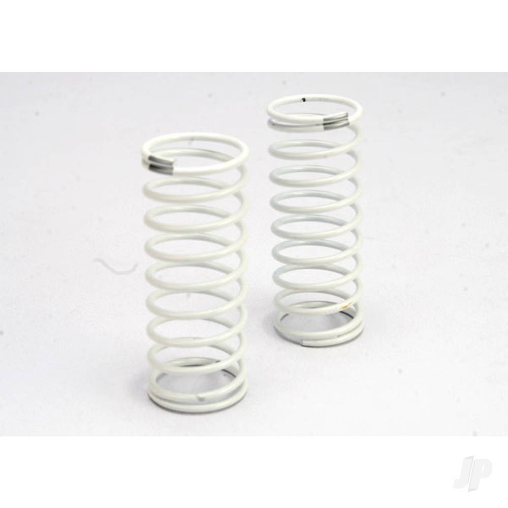 Spring, shock (white) (GTR) (Rear) (1.2 rate silver) (1 pair)