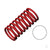 Spring, shock (Red) (GTR) (2.9 rate white) (1 pair)