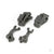 Caster blocks, 25-degree (left & right) / steering blocks, 25-degree (left & right)