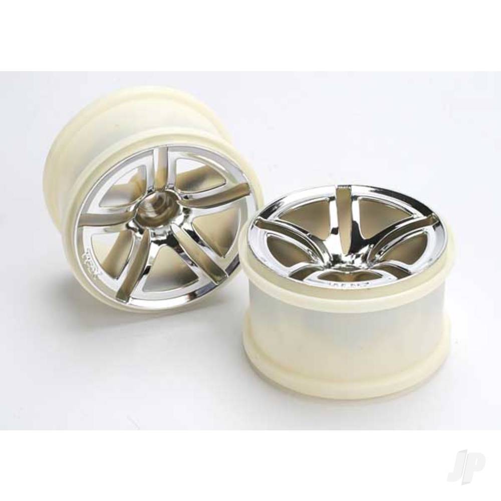 Wheels, Twin-Spoke 2.8in (Nitro Rear / Electric Front) (2 pcs)