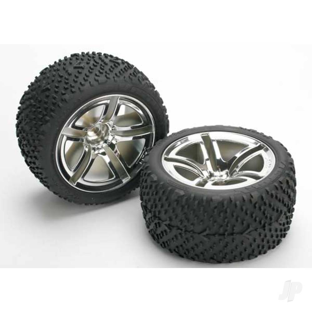 Twin-Spoke Tyres and Wheels (Pair)