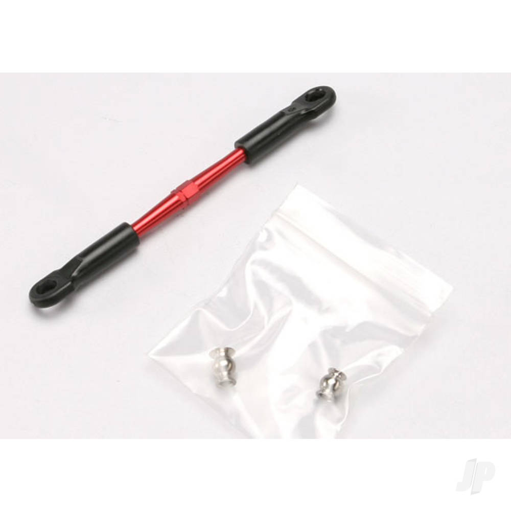 Turnbuckle, aluminium (Red-anodised), camber link, 58mm (1pc) (assembled with rod ends and hollow balls) (see part 5539X for complete Set of Jato aluminium turnbuckles)