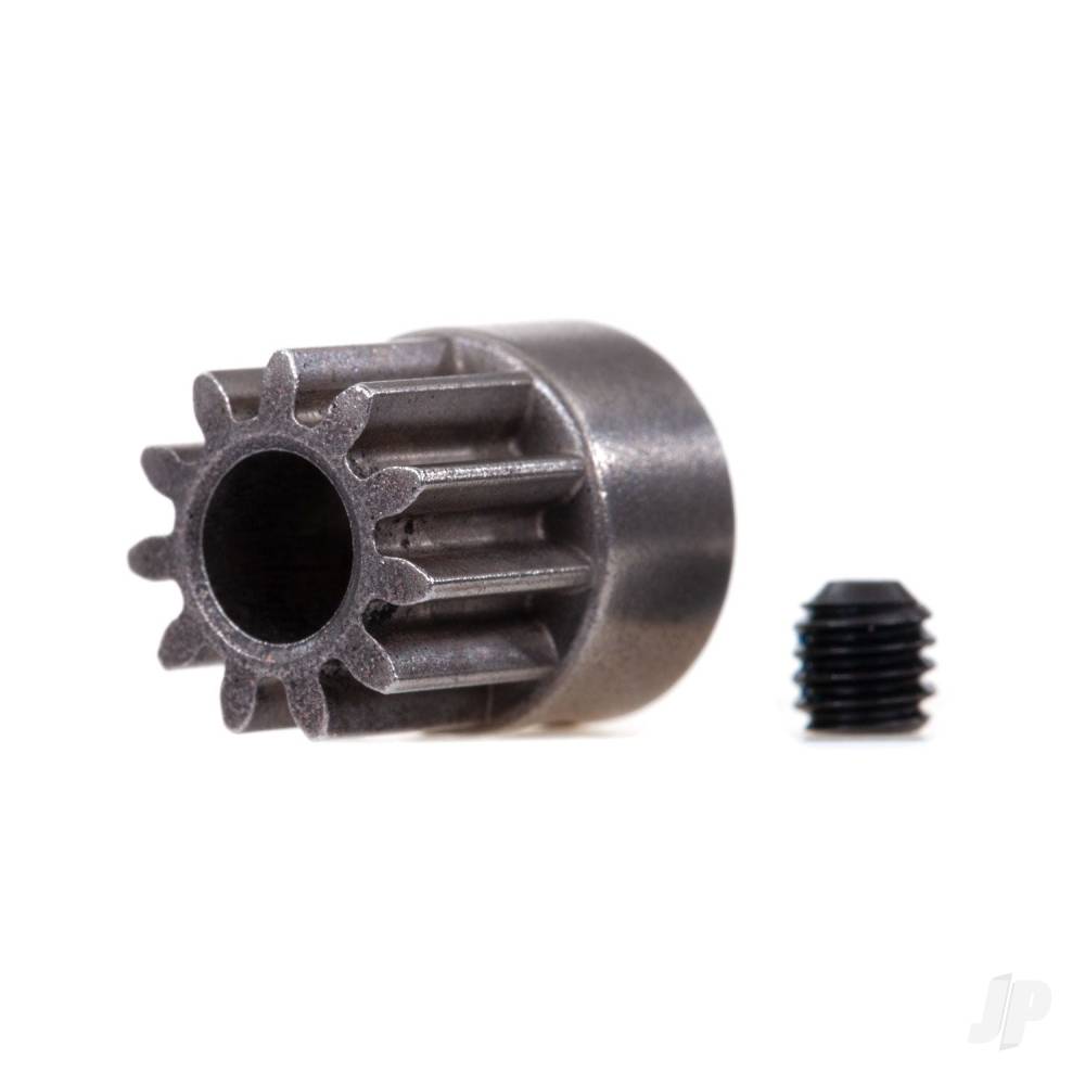 Gear, 11-T Pinion (0.8 Metric Pitch, Compatible with 32-Pitch) (Fits 5mm Shaft) / Set Screw