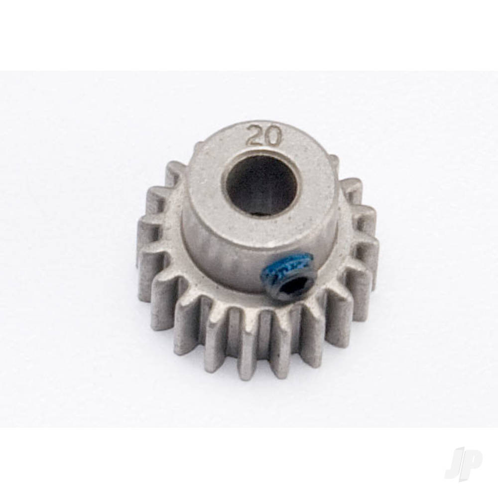 20-T Pinion Gear (0.8 metric pitch, compatible with 32-pitch) Set (fits 5mm shaft)