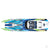 TRAXXAS GreenX DCB M41 Widebody 1:10 40in Brushless Electric Catamaran Race Boat