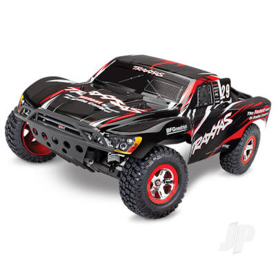 TRAXXAS Black Slash 1:10 2WD RTR Electric Short Course Truck (+ TQ 2-ch, XL-5, Titan 550, 7-Cell NiMH, DC charger)