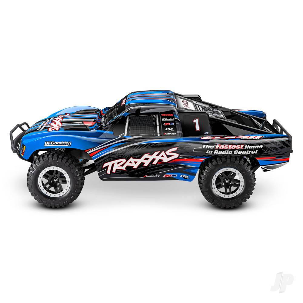 Slash BL-2S BL-2S 1:10 2WD RTR Short Course Truck, Blue (+ TQ 2-ch, BL-2S, 3300kV)