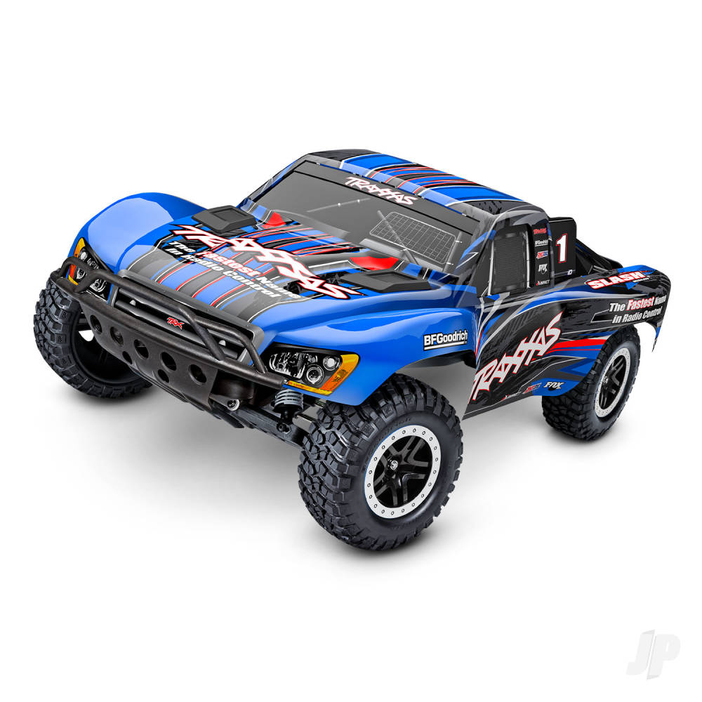 Slash BL-2S BL-2S 1:10 2WD RTR Short Course Truck, Blue (+ TQ 2-ch, BL-2S, 3300kV)