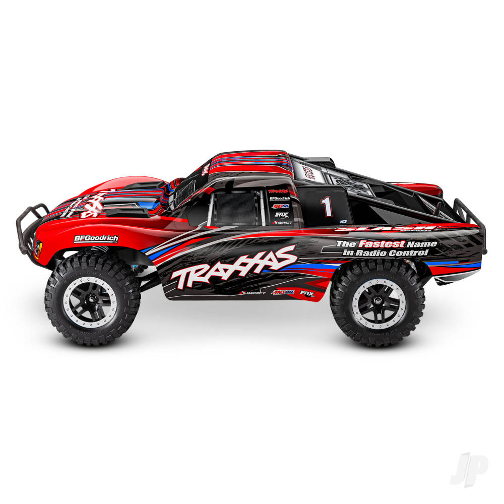 Slash BL-2S BL-2S 1:10 2WD RTR Short Course Truck, Red (+ TQ 2-ch, BL-2S, 3300kV)