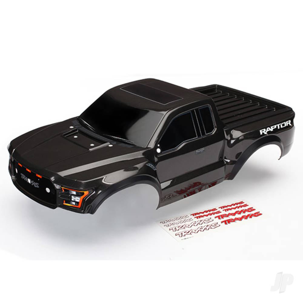 Body, Ford Raptor, black (heavy duty) / decals