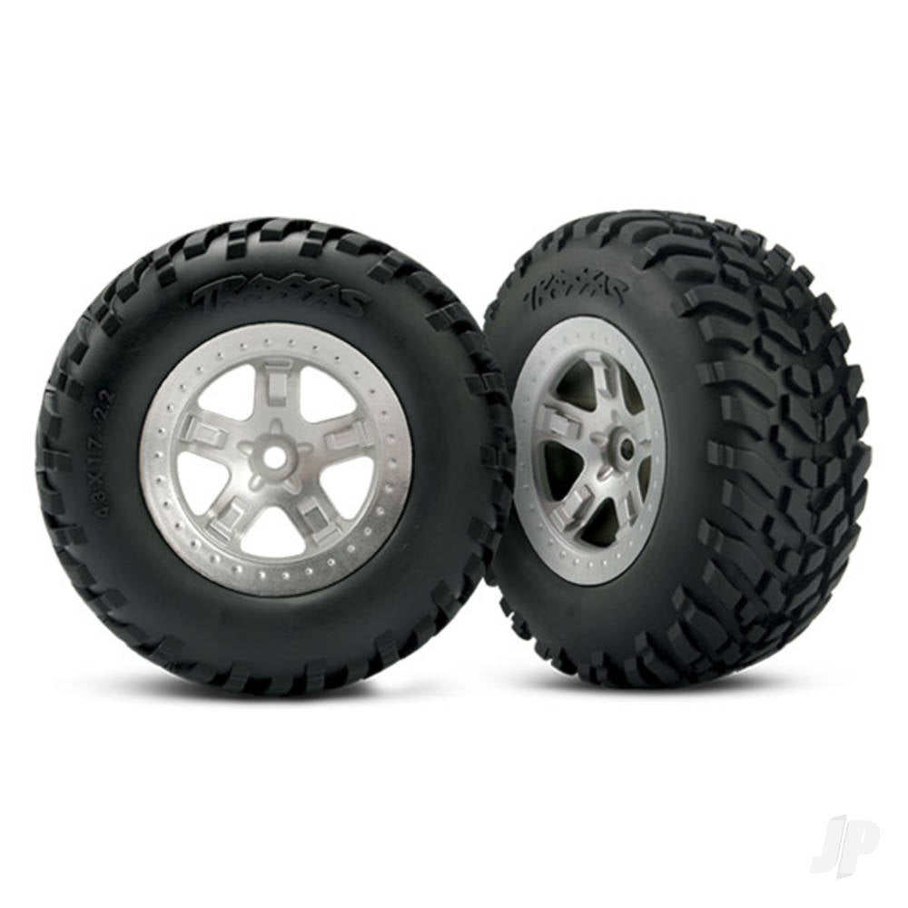 Tyres and Wheels, Assembled Glued SCT Off-Road Racing Tyres (2 pcs)