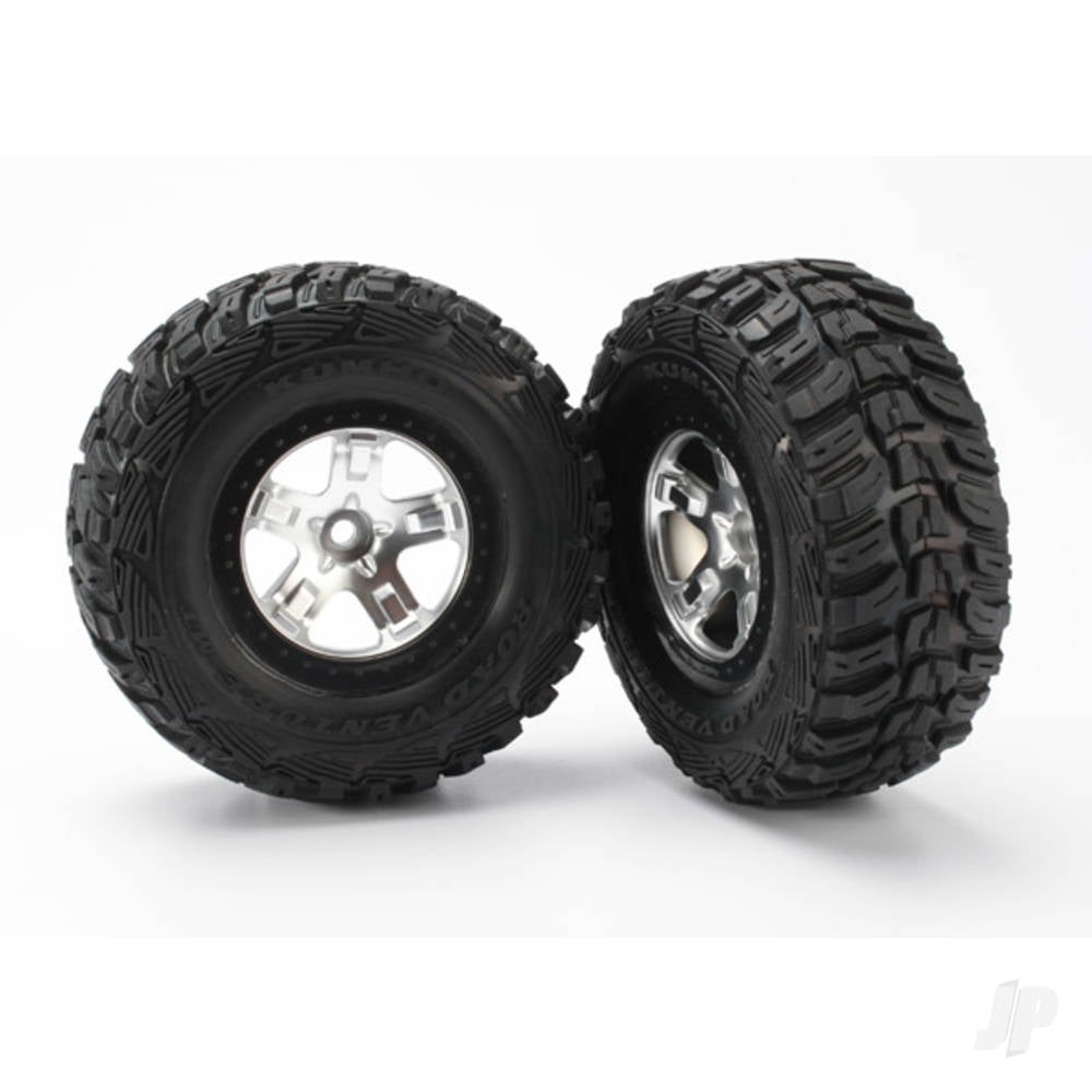 Tyres and Wheels, Assembled Glued Kumho Tyres (2 pcs)