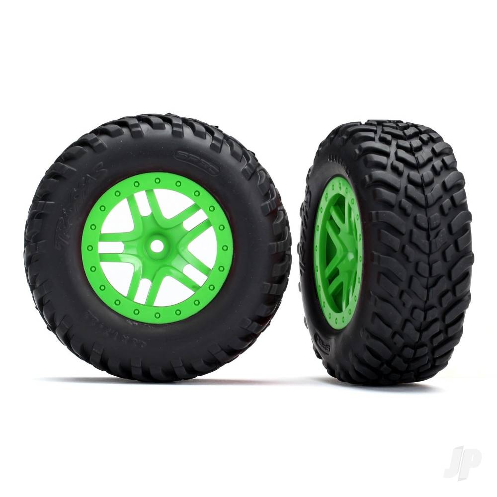 Tyres and Wheels, Assembled Glued SCT Off-Road Racing Tyres (2 pcs)