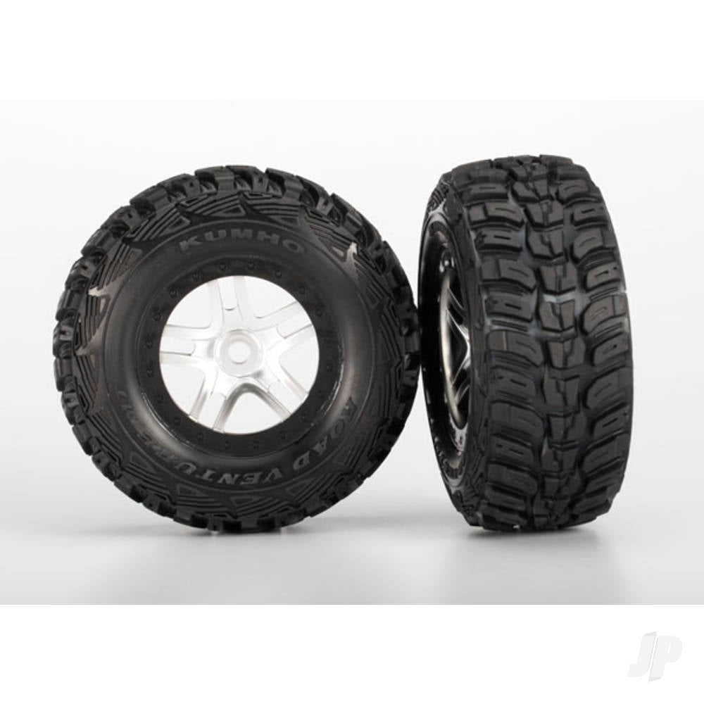 Tyres and Wheels, Assembled Glued Kumho Tyres (2 pcs) (Front and Rear)