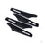 Rotor blade Set, upper & lower (black) (4 pcs)