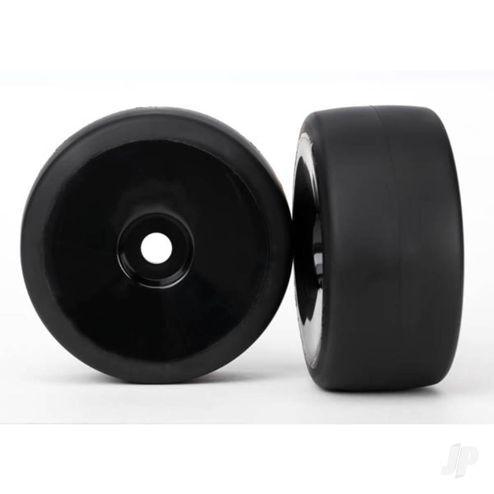 Tyres and Wheels, Assembled Glued Slick Tyres (Front) (2 pcs)