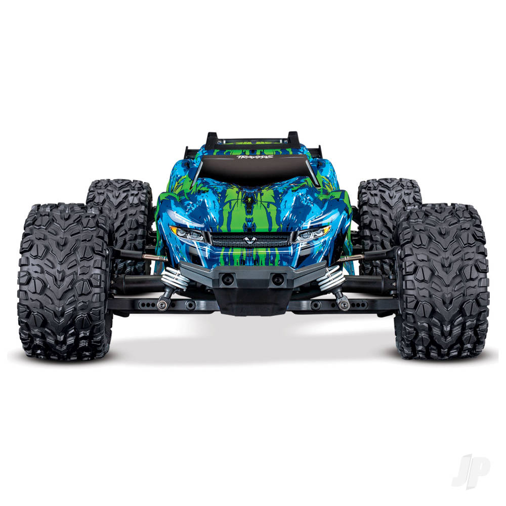 Green Rustler 4X4 VXL 1:10 4WD RTR Brushless Electric Stadium Truck (+ TQi 2-ch, TSM, VXL-3s, Velineon 3500kV)