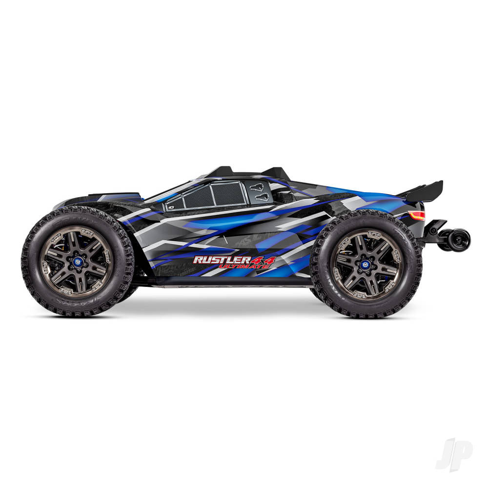 Rustler Ultimate 4X4 VXL 1:10 4WD RTR Brushless Electric Monster Truck, Blue (+ TQi 2-ch, TSM, VXL-3s, Velineon 3500kV)