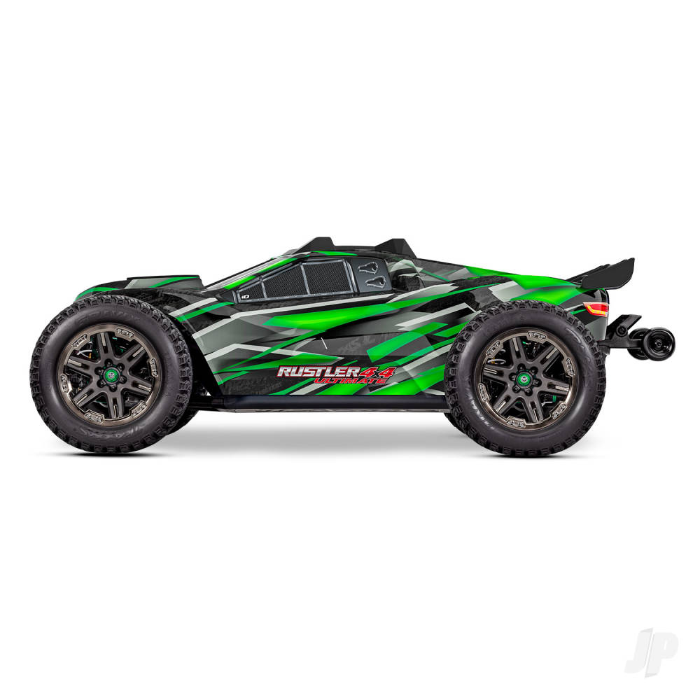 Rustler Ultimate 4X4 VXL 1:10 4WD RTR Brushless Electric Monster Truck, Green (+ TQi 2-ch, TSM, VXL-3s, Velineon 3500kV)