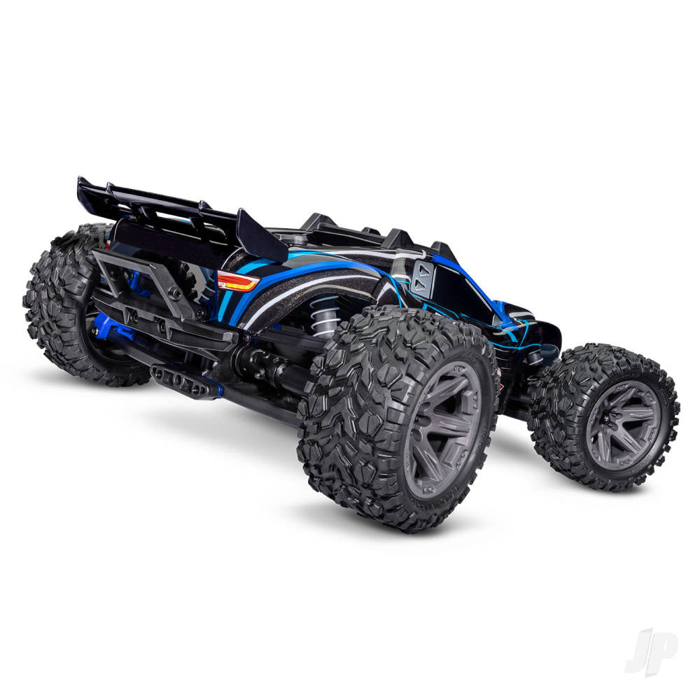 Rustler 4X4 BL-2S 1:10 4WD RTR Stadium Truck, Blue (+ TQ 2-ch, BL-2S, 3300kV)