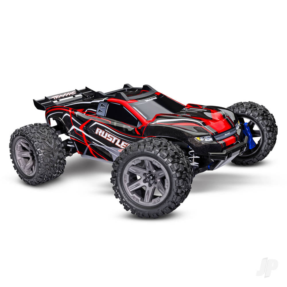 Rustler 4X4 BL-2S 1:10 4WD RTR Stadium Truck, Red (+ TQ 2-ch, BL-2S, 3300kV)