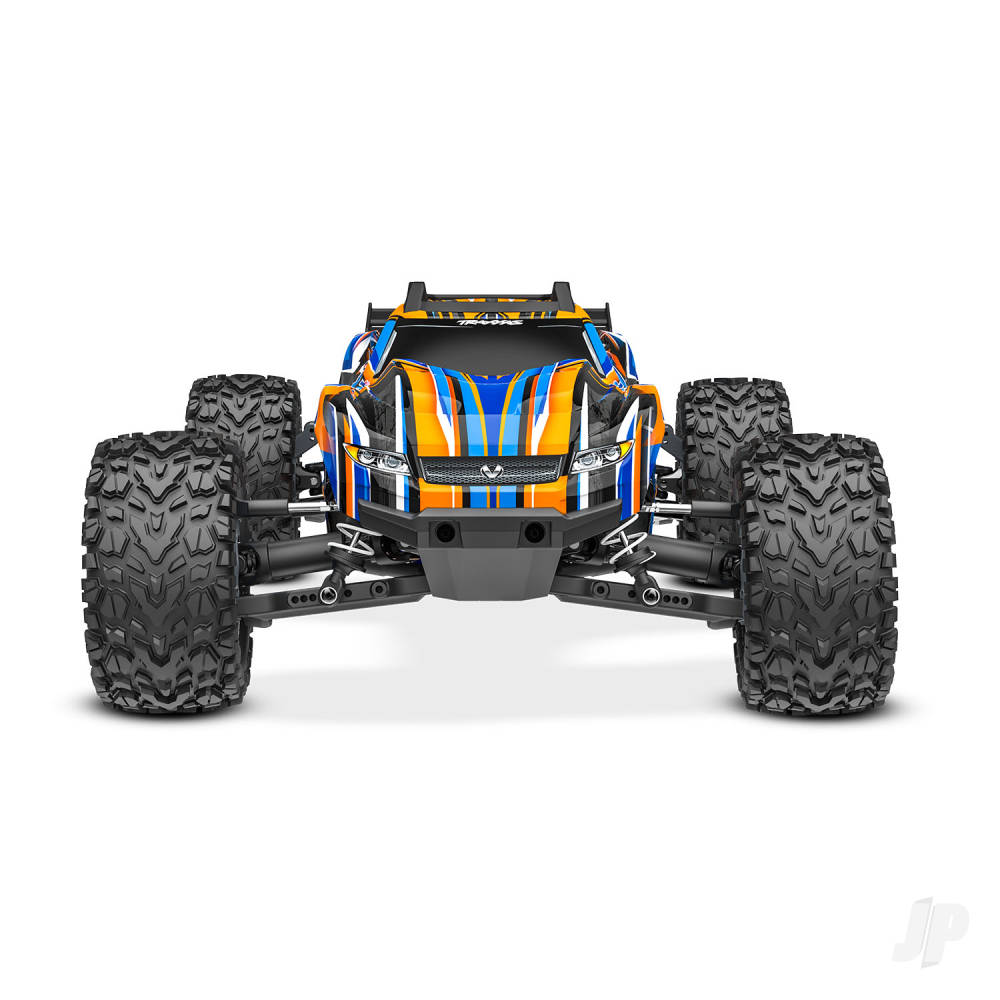 Rustler 4X4 HD VXL 1:10 4WD RTR Brushless Electric Monster Truck, Blue (+ TQi 2-ch, TSM, VXL-3s, Velineon 3500kV, Extreme HD Kit)