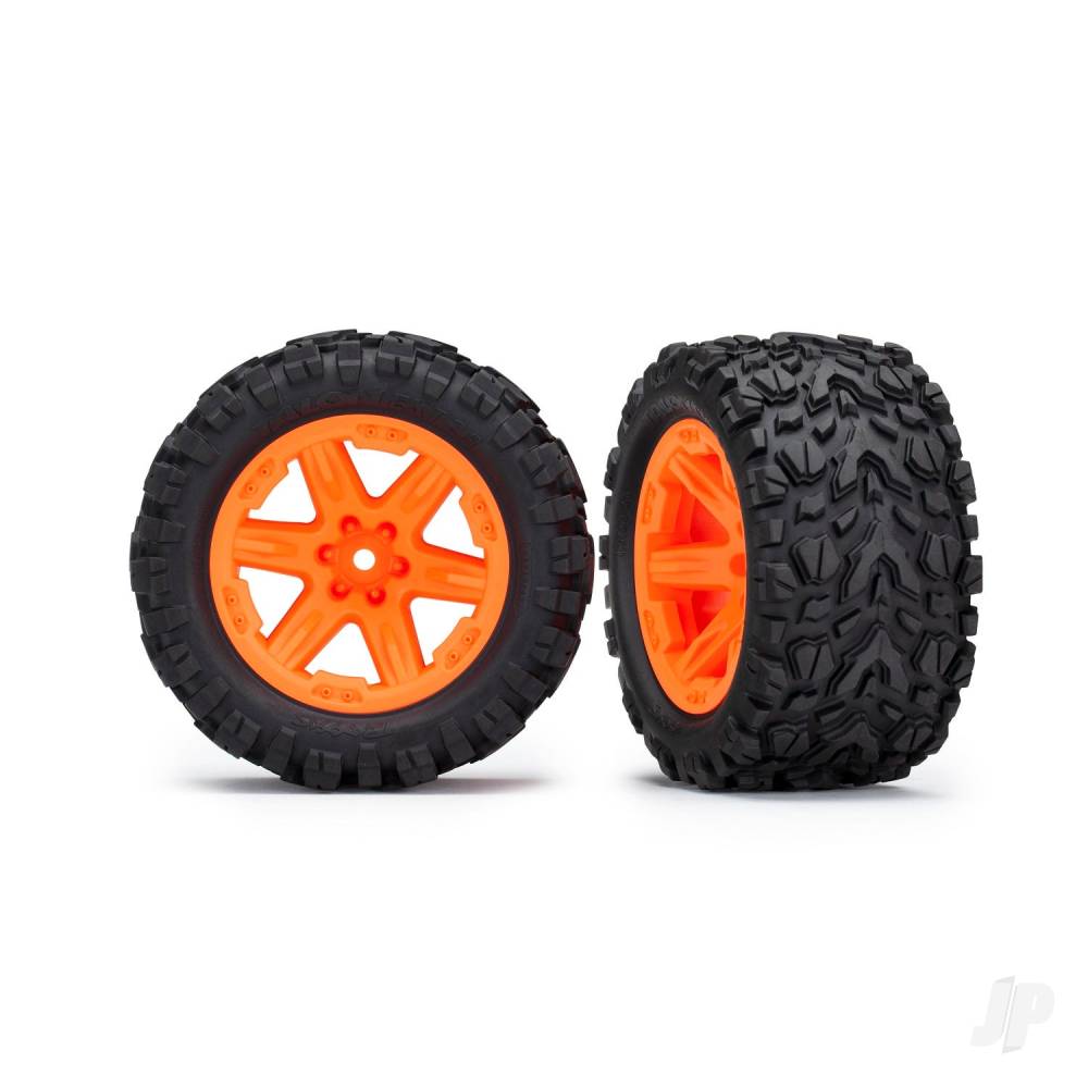 Tyres and Wheels, Assembled Glued (2.8in) (2 pcs)