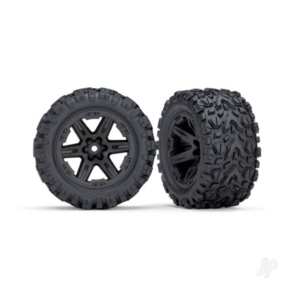 Black Wheels/tyres RXT Complete (2 pcs)