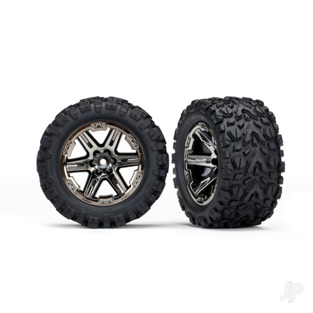 Tyres and Wheels, Assembled Glued (2.8in) (2 pcs)