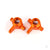 Steering blocks, 6061-T6 aluminium (orange-anodised), left & right