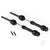 TRAXXAS Driveshafts, Rear, Steel-spline constant-velocity (complete assembly) (2 pcs)