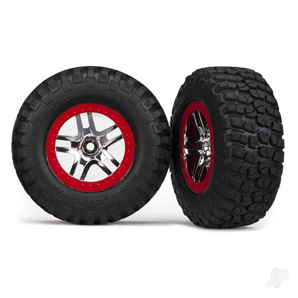 Tyres and Wheels, Assembled Glued BFGoodrich Mud-Terrain T / A KM2 Tyres (2 pcs)