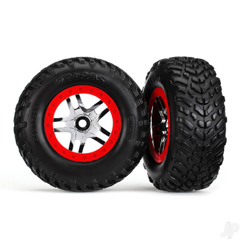 Tyres and Wheels, Assembled Glued SCT Off-Road Racing Tyres (2 pcs)